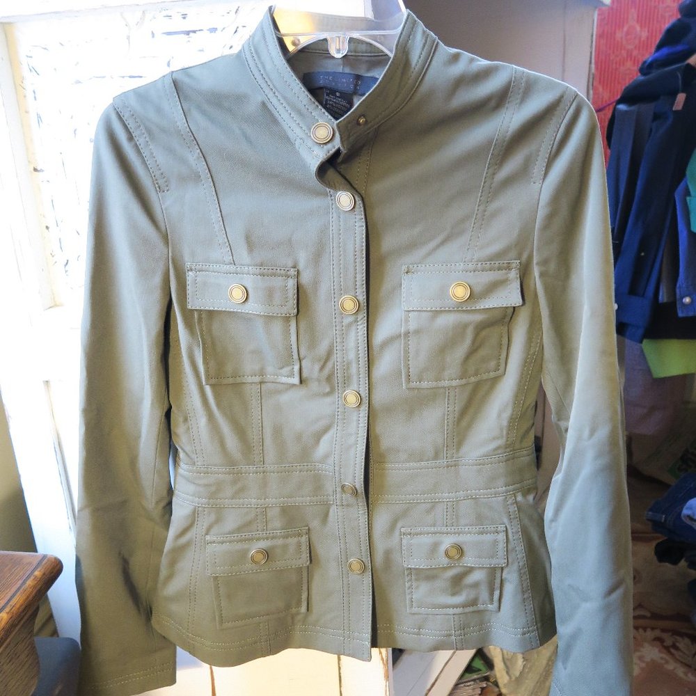 Fitted Olive Military style Jacket
